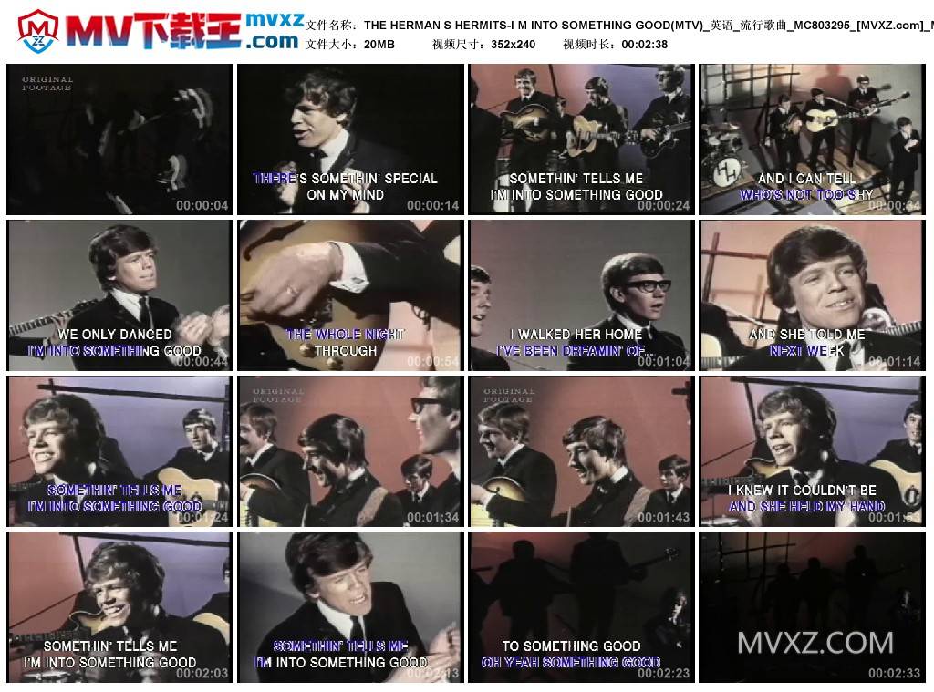 THE HERMAN S HERMITS-I M INTO SOMETHING GOOD(MTV)_英语_流行歌曲_MC803295